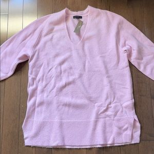 JCrew pink sweater